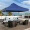 Portable 10x10ft Pop Up Canopy Event Party Tent Adjustable with Wheeled Bag